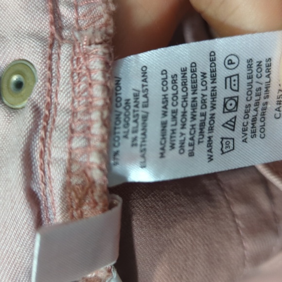 NWT Loft High Rise Pink Straight Leg Jeans - Picture 8 of 9